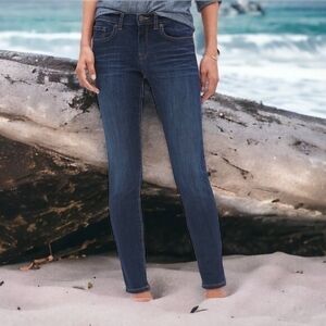 Banana Republic Womens Skinny Jeans 29P Medium Wash Blue Stretch Denim Petite VG